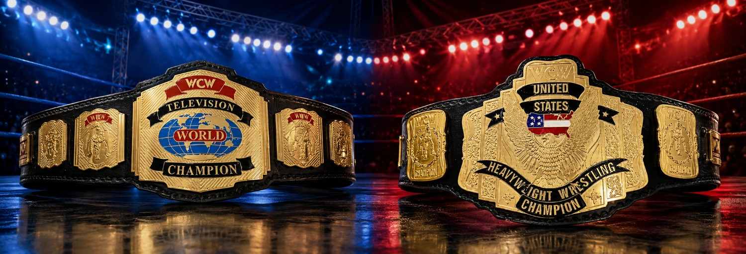 WCW World Championship Belts – High-Quality Replica Titles